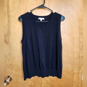 Spense Black Sweater Vest